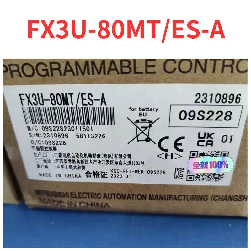 Brand  new    FX3U-80MT/ES-A   controller  Fast Shipping