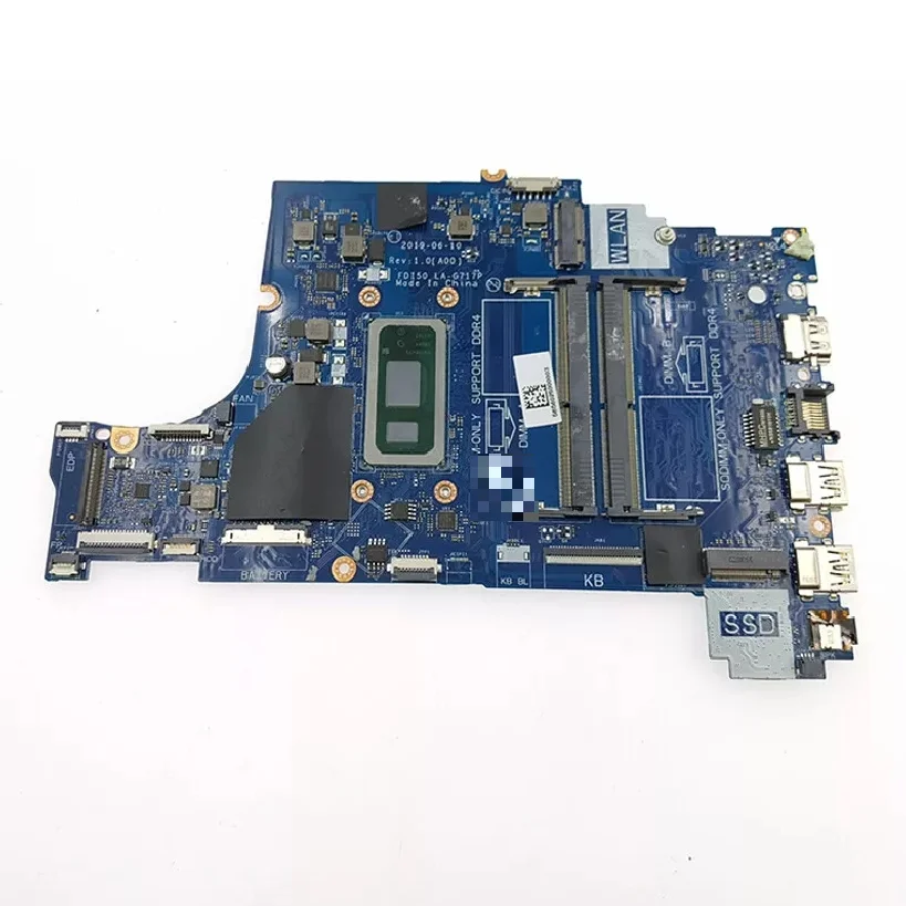 

Новинка для Dell Inspiron 3490 3590 3790 5494 5949, материнская плата для ноутбука, совместимая с моделью SN LA-G717P CPU i 310110 У и 510210 У и 710510 У