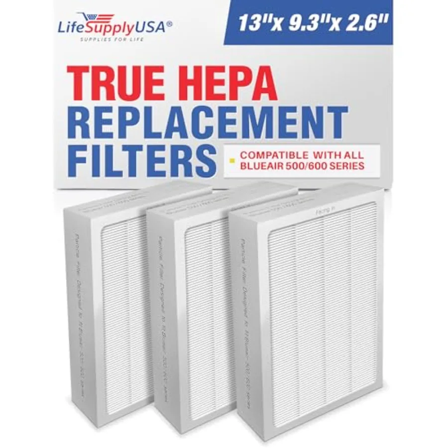 

Классическая замена фильтра частиц HEPA серии 500/600, совместимая с моделями очистителей воздуха Blueair 501 503 505 510 550E 555EB
