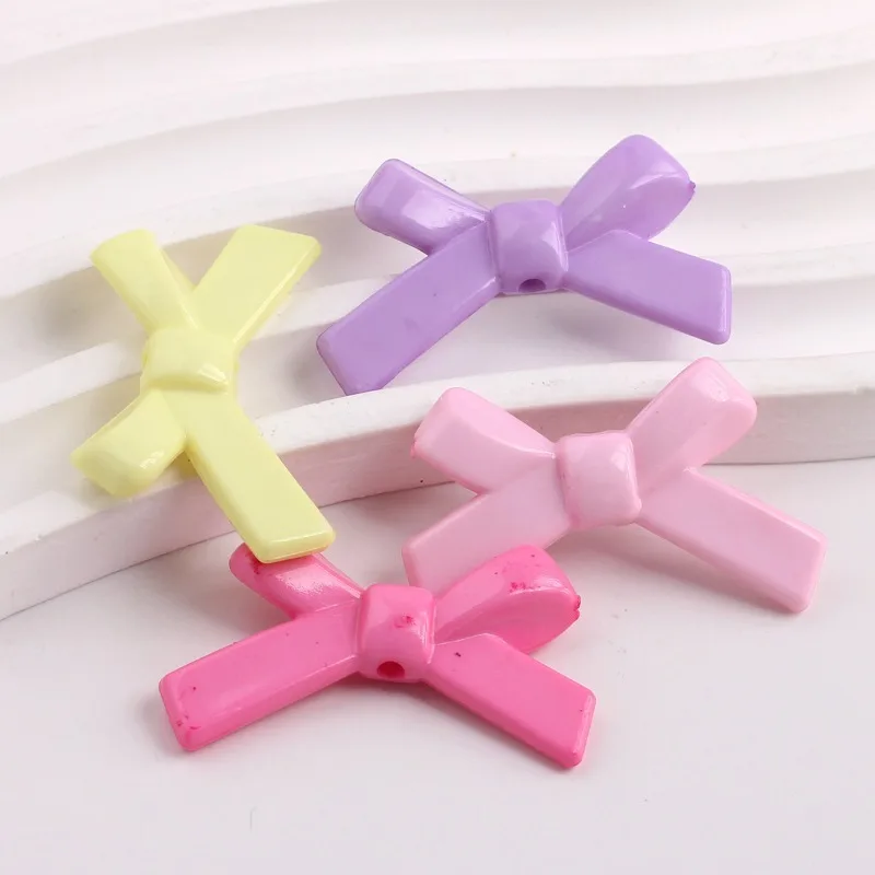 البوهيمي القوس الاكريليك الخرز متعدد الألوان الباستيل السائبة لوازم المجوهرات ل سوار ذاتي الصنع قلادة الحرفية بوهو حفل زفاف الحسنات #4