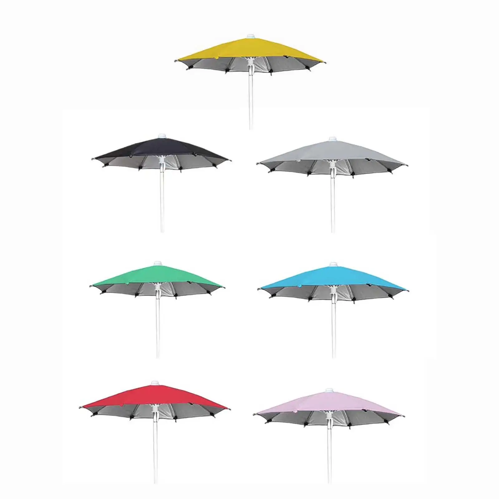 Plant Umbrella Sun Protection Stable Easy Installation Compact Garden Umbrella