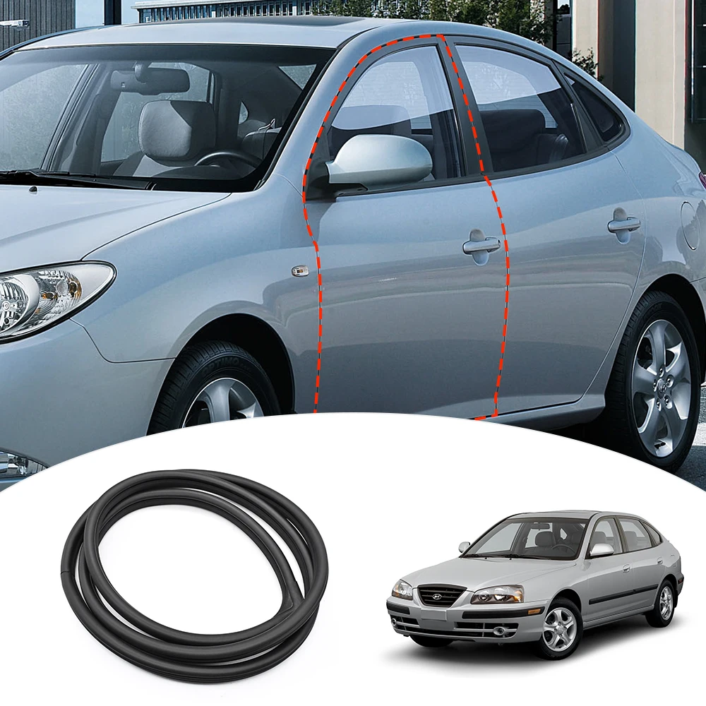 

Для Hyundai Elantra 2001 2002 2003 2004 2005 2006, уплотнительная лента для передней левой двери, резиновая уплотнительная лента для боковой двери 821102D011
