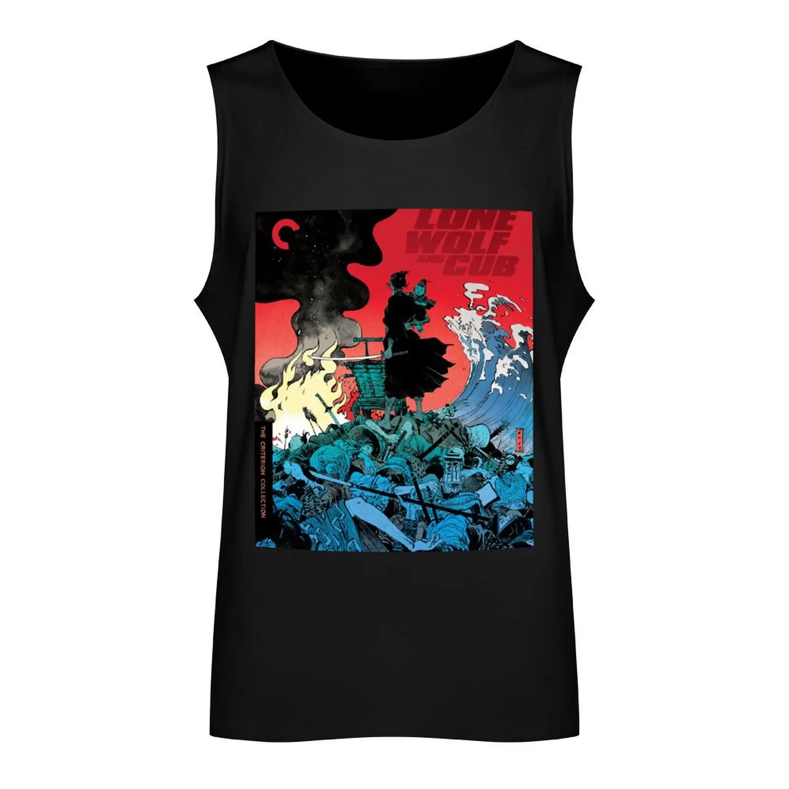 LONE WOLF AND CUB Classic Tank Top Working vest anime clothes Men's summer vest