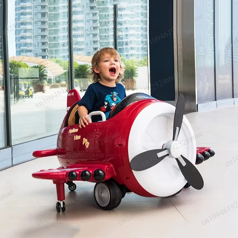 China Factory 2025 Wholesale Hot Sale Airplane Shaped Children Electric Ride-on Car