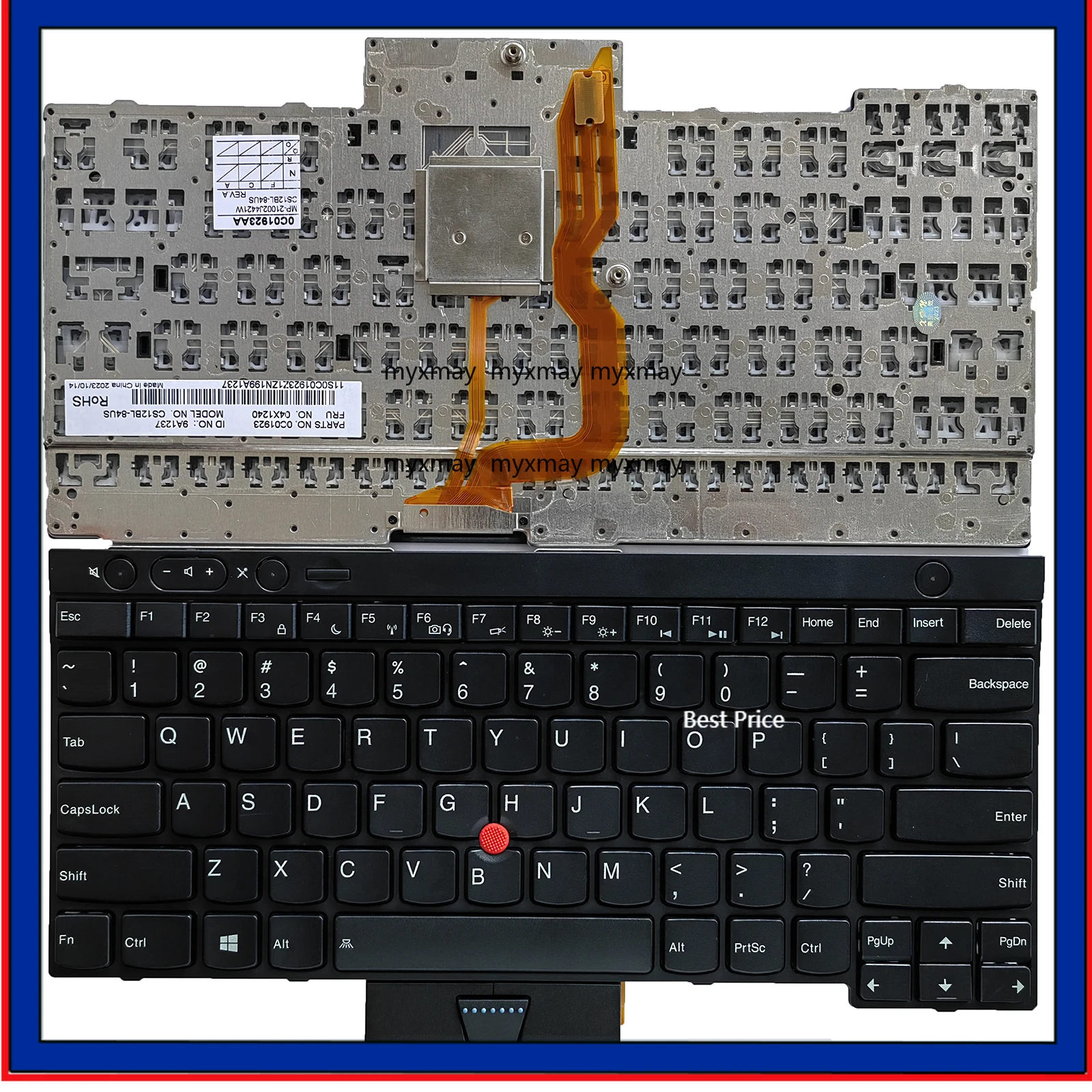 

Замена клавиатуры с американской раскладкой для ноутбука Lenovo Thinkpad T430 T430I T430S T530 W530 X230 X230I X230T L430 L530