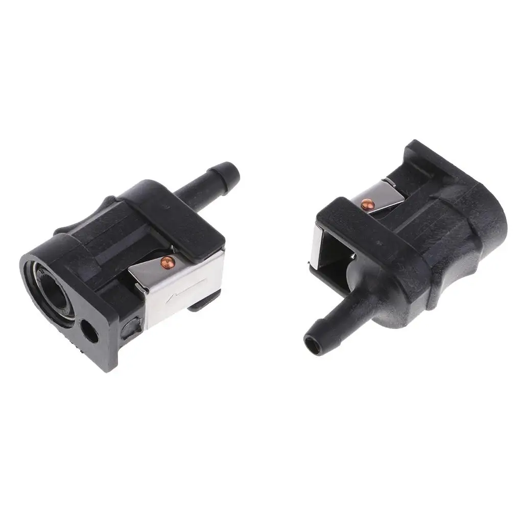 

2x Fuel Line Connector Outboard 3/8" 18-8076 6Y2-24305-05 6E5-24305-05