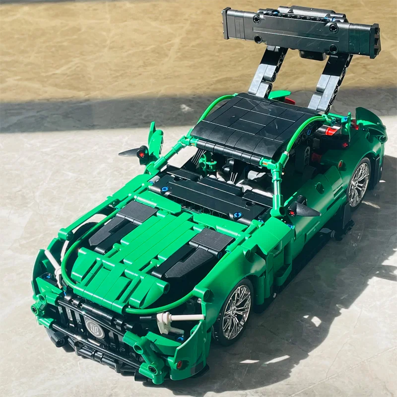 1460pcs 1:14 Technical City Supercar MOC Racing Car AMG Model Assembling Building Blocks Bricks Toys for Boys Birthday Gift Set