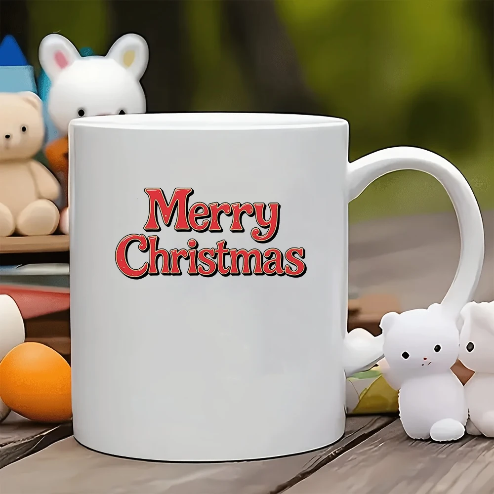 

11oz Retro Christmas Mug + Merry Christmas Custom Edition Kids Cup Family Office Holiday Gift Coffee Mug
