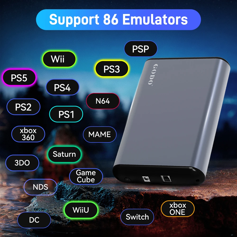 Hyper Base MIX 6T Gaming HDD Retrobat&Playnite&Launchbox para PS5