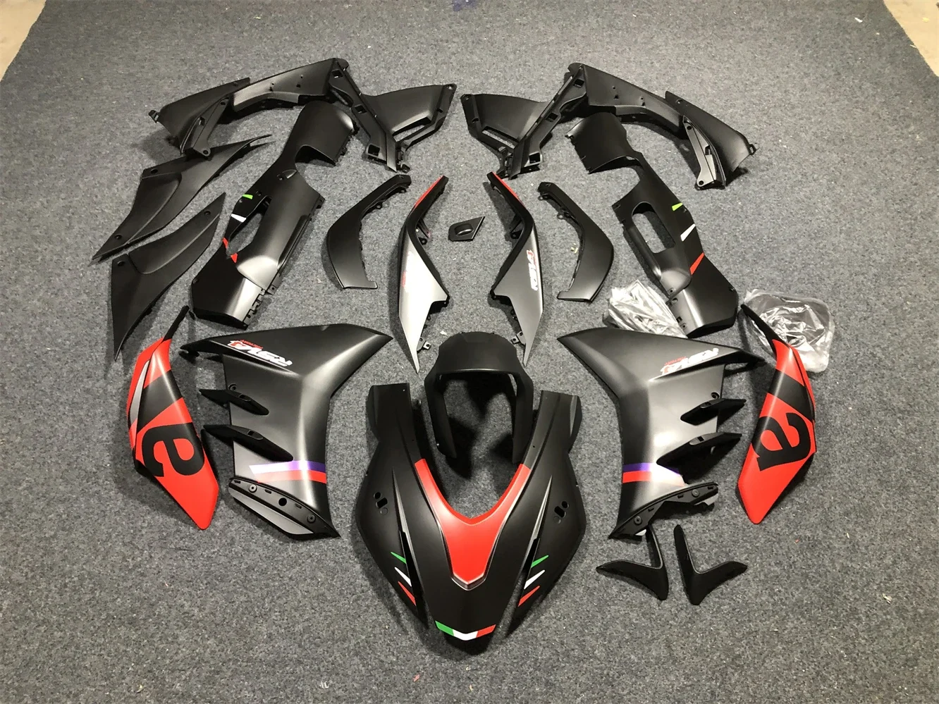 

ZXMT Мотоциклетная панель, обтекатель кузова, полный комплект обтекателя для 2022 2023 2024, Aprilia RSV4 Factory 1100, черный 22 23 24