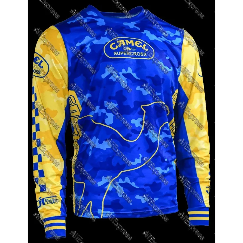 エンデューロMTBダウンヒルジャージ バイクモトクロスジャージ MXジャージ サイクリングジャージ メンズ DHジャージ オフロード マウンテン BMX サイクリングジャージ