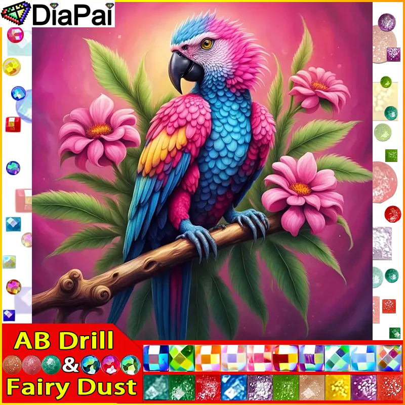 DIAPAI Fairy Dust AB Square/Round Drill 5D DIY Diamond Painting 