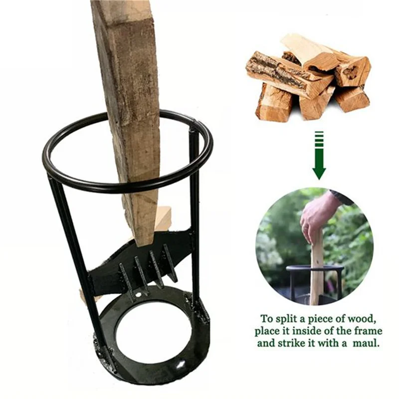 1 Piece For NEW Firewood Distributor Wedge Hatchet Handmade Cast Iron Kindling Firewood Splitter