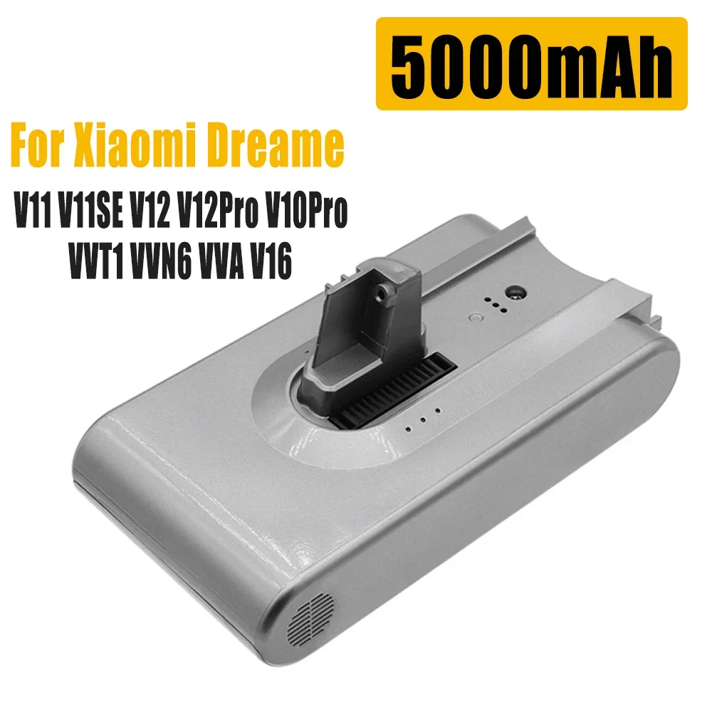 

Original 5000mAh VVT1 VVN6 VVA1 Replacement Battery For Xiaomi Dreame V11 V11SE V12 Wireless Vacuum Cleaner Replacement Battery