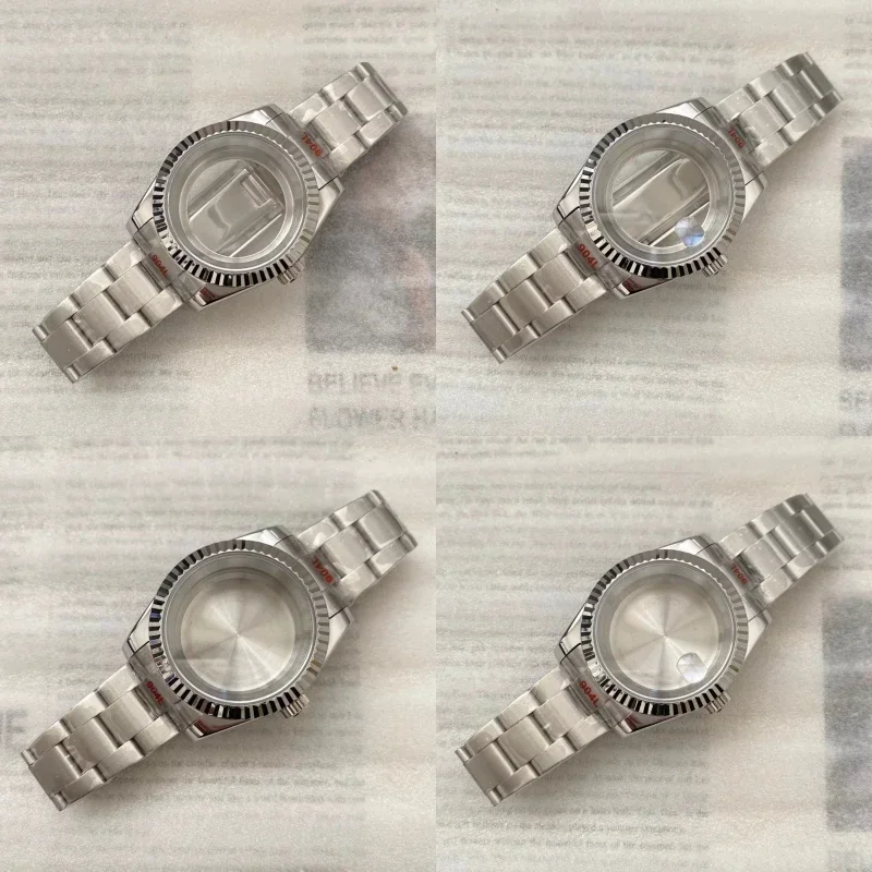 36 مللي متر 40 مللي متر الرجال ساعة حالة اليوبيل سوار الياقوت الزجاج ل Seko NH70 NH72 Nh35 NH36 NH38/4R/7S حركة 28.5 مللي متر الطلب Datejust