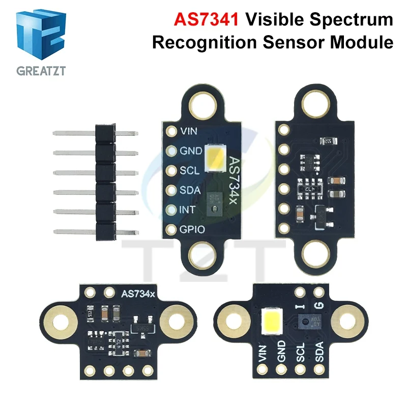 AS7341 AS734x Visible Spectral Sensors Module Color Temperature illuminance High Accuracy Color Detection For Arduino
