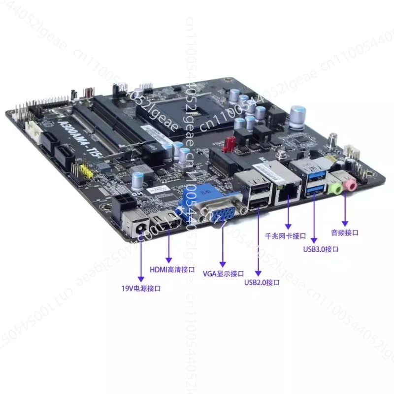 A300AM4-TI5 Mini ITX Motherboard HTPC 17 * 17 DDR4 LVDS - view 2