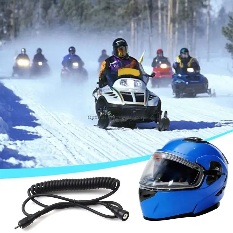 

Snowmobile Helmet Heating Line Heated Cord With Builtin Fuses