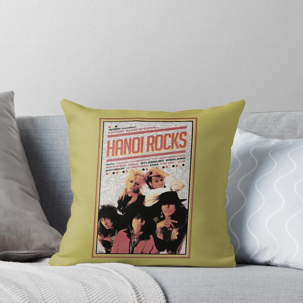 

hanoi rocks hanoi hano Throw Pillow