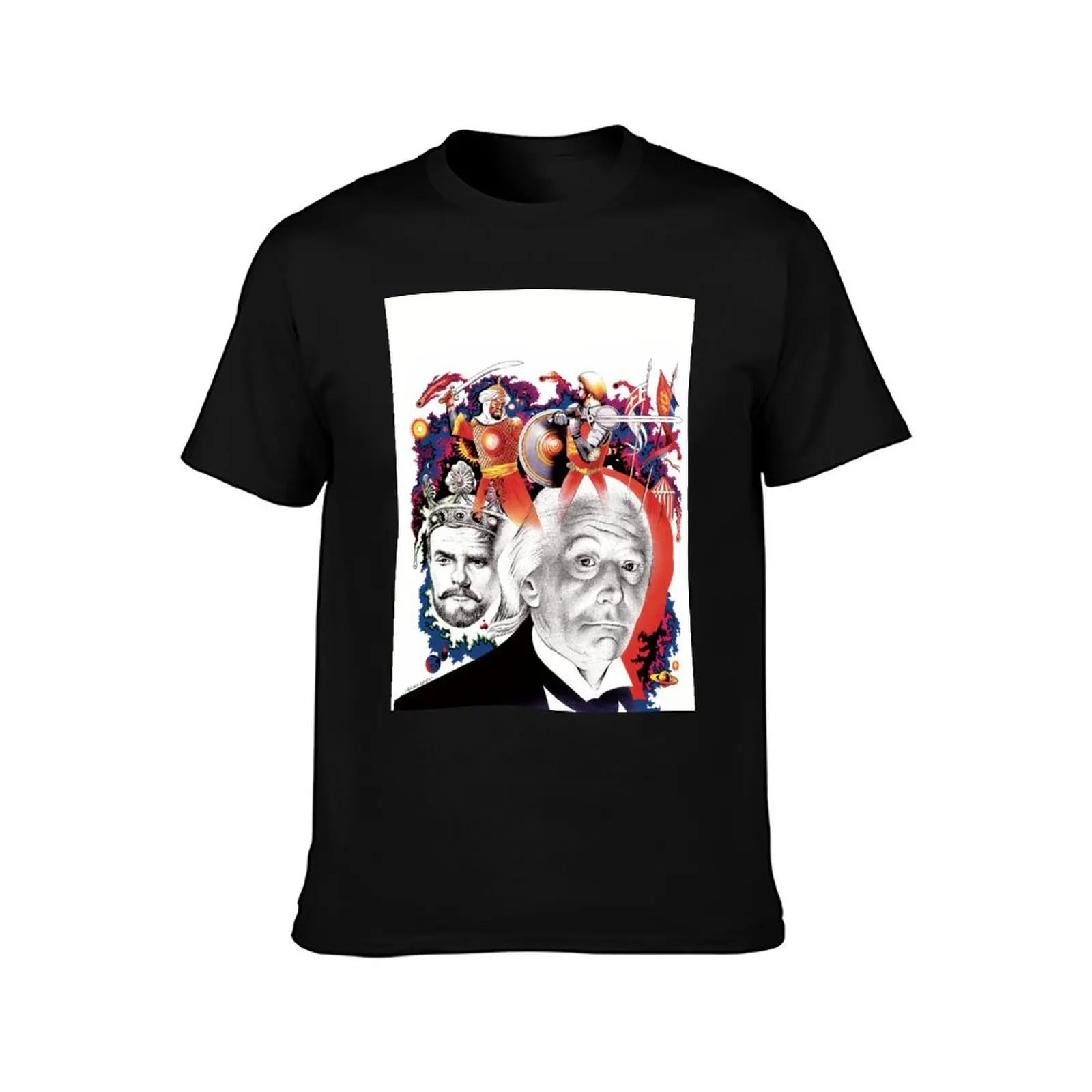 The 1st Doctor and the Crusaders T-Shirt Casual Daily Graphic Tee T-Shirt