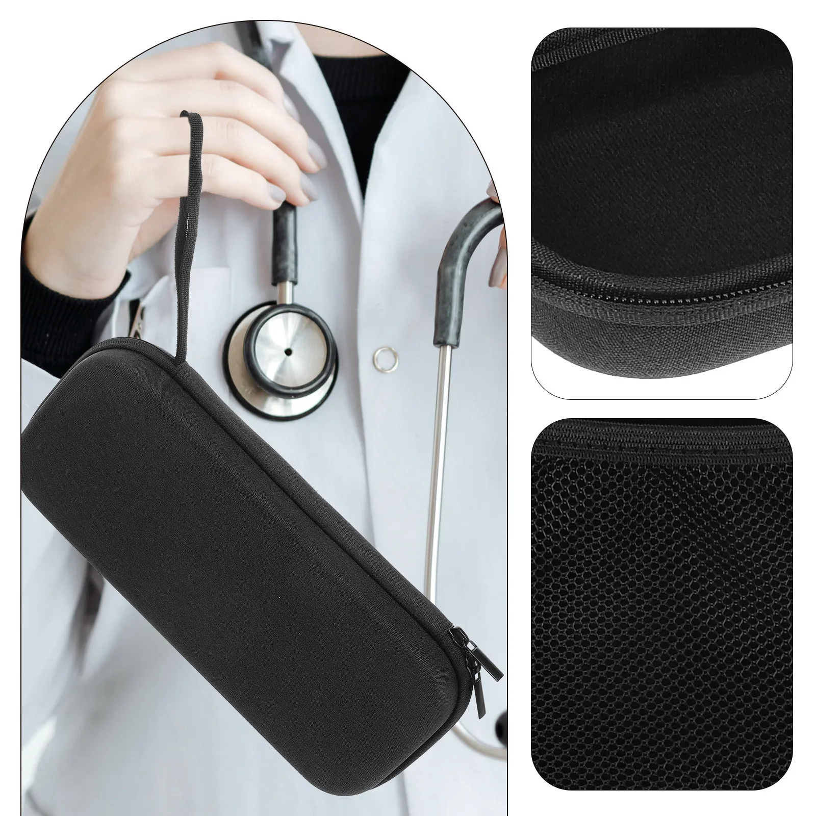 

Stethoscope Nurse Essentials Carry Bag Black Nursing Accessories for Nurses Stethoscopes