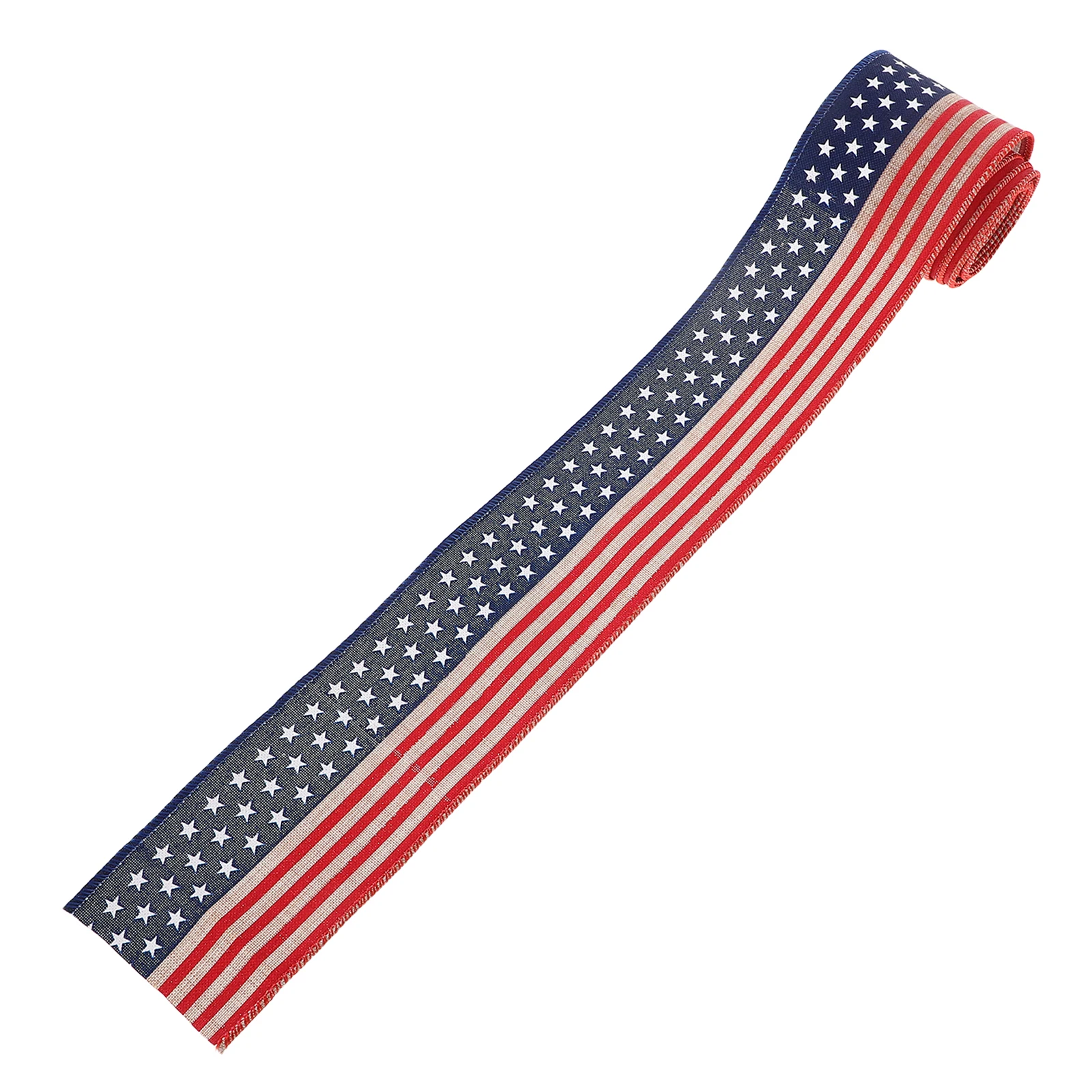 

Independence Day Ribbon Classic Stars Stripes Decor Patriotic Polyester Memorial Bow Usa Wreath Crafting Party NonFading Durable
