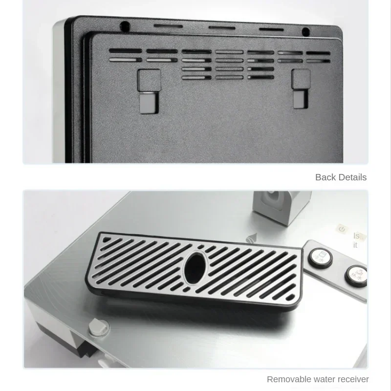 壁に取り付けられたパイプラインマシン,直接飲料水,キッチン家電,小型デスクトップ給湯器,家庭用ガラスパネル,220v