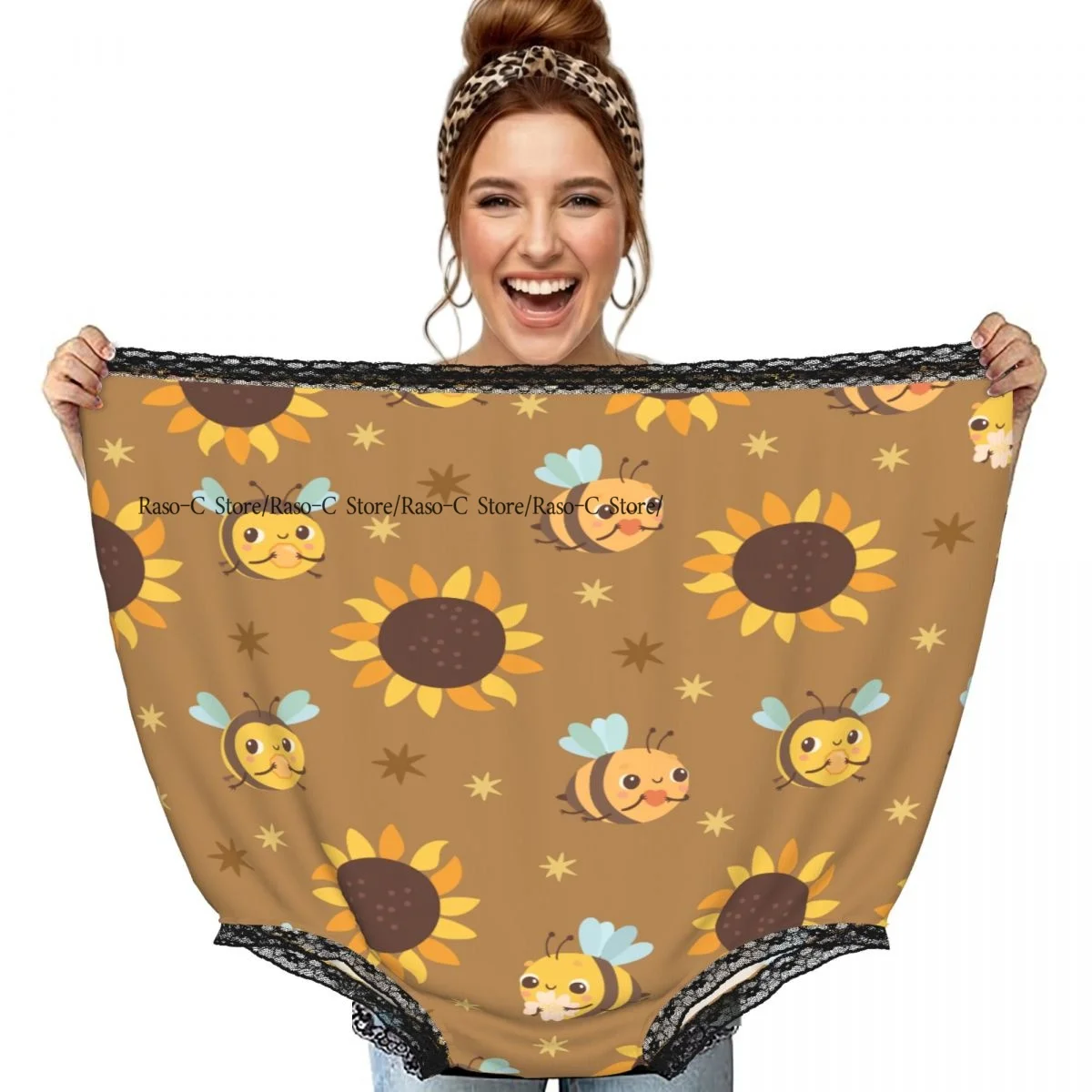 

Funny Grandma Underwear Bees Sunflowers Casual Prank Presents