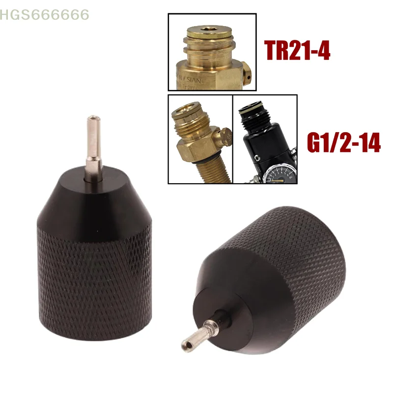 

Fast Fill CO2 Adapter TR21-4 G1/2 Inch Inflatable Connection Soda Water Cylinder Gas Canister Filling Accessory