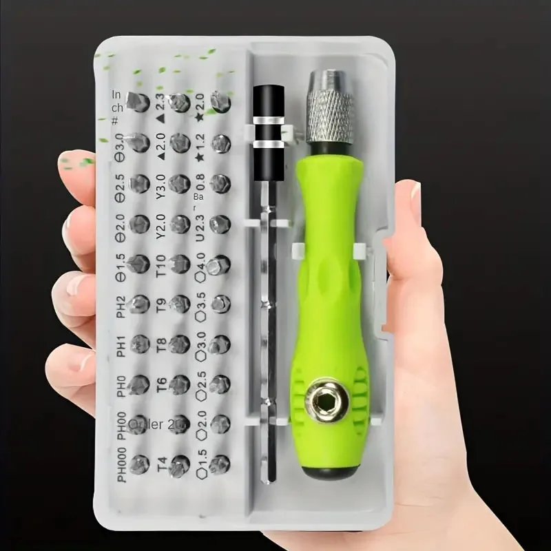 32 In 1 Multi-functional Manual Screwdriver Kit Portable Household Combination Cross Magnetic Precision Screwdriver Hand Tool