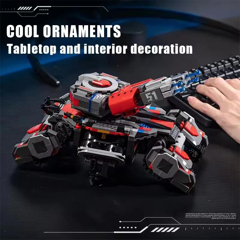 MOC-décennie s de construction techniques Starcraftes Fighter Siege, Robot blindé, Précieux modèle, Machine de guerre, Briques d'assemblage, Jouets pour enfants, Cadeaux