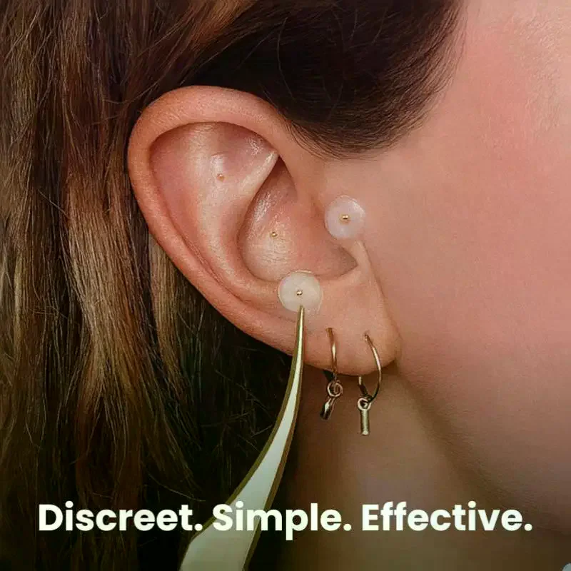 1/5/10 Sheets Ear Pressure Stick Acupuncture Magnetic Beads Auricular Ear Stickers Massage Ear Stickers Clear Ear Point Sticker