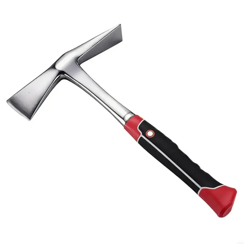 

Functional Double Sided Pick Brick Hammer For Hiking Survival Secure Grip Tool