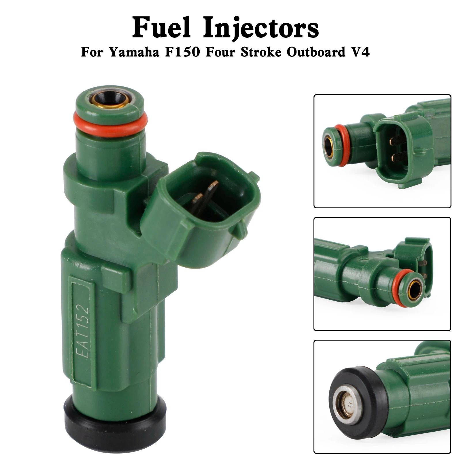 Areyourshop Fuel Injector New Version 63P-13761-01-00 for Yamaha Outboard F150 150HP