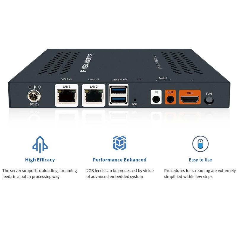 OTV-SMS1 خادم الوسائط تدفق صغير لتوزيع المحتوى ، ونقل الفيديو عبر الإنترنت ، تدفق مباشر الحرم الجامعي