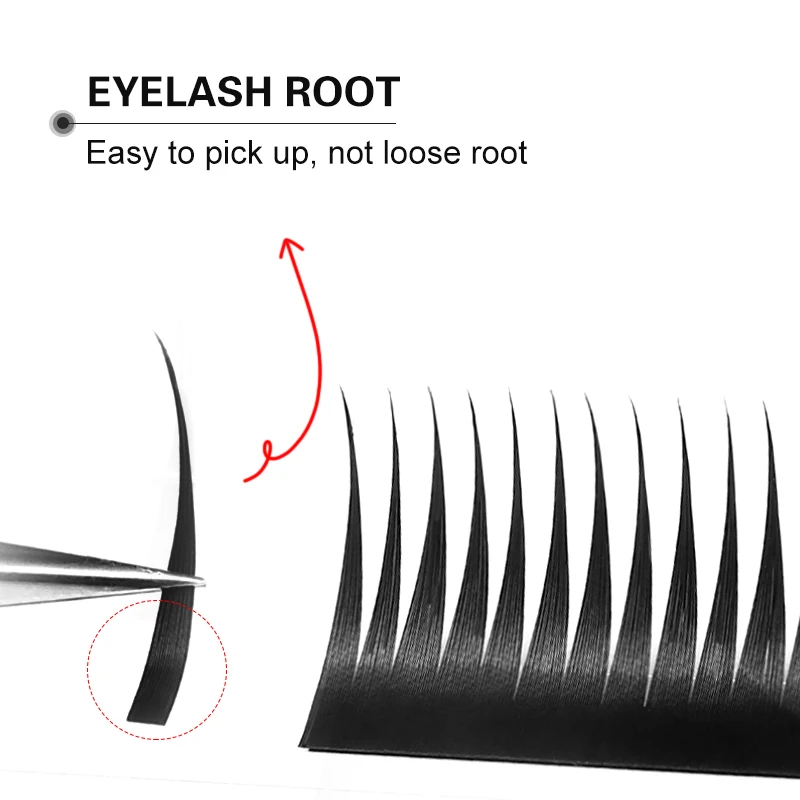 وينكي بيوتي 07 C/D رموش رطبة تمديد مانغا Wispy تأثيري نوع المسامير جلدة ملحقات حجم المشجعين مسبقة الصنع جلدة لوازم #3