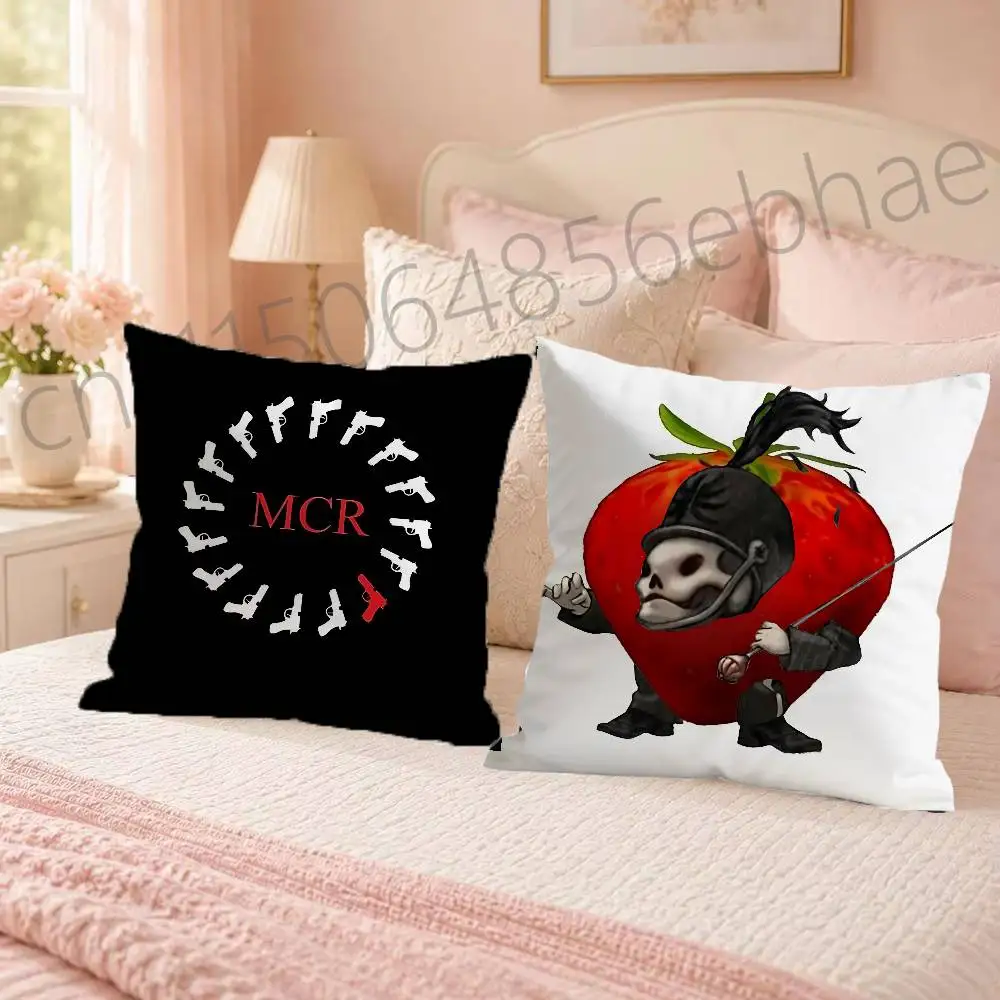FOR My Chemical Romance MCR Pillow Cover Sofa cushion cover room Home dormitory decoration Warm Winter Cushion Cover