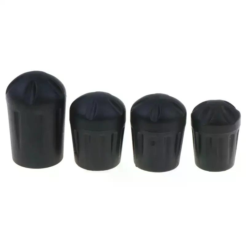 4Pcs 13-20MM Chair Foot Covers Dampen Noise Rubber Non Slip Prevent Scratches Chair Pads For Fishing Garden Beach Camping Office