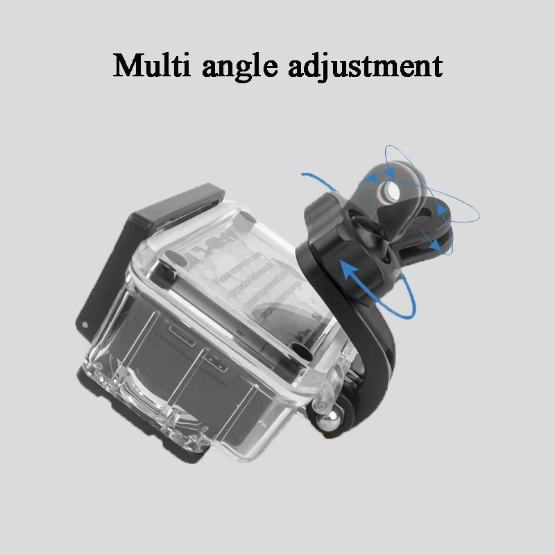 360° Vertical Bracket Adapter For GoPro Hero 11 10 9 8 DJI Action Camera Motorcycle Helmet Chest Strap Mount Universal Accessory