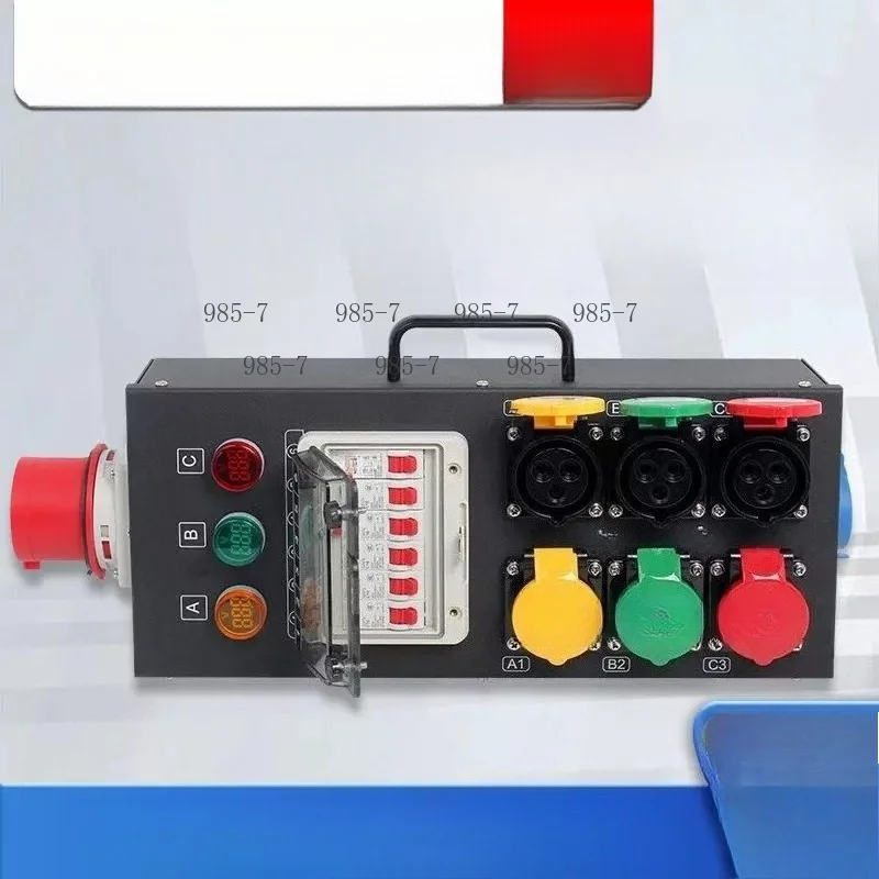 6CH 16A Event Power Distribution Device, Rectangular Electric Power Issuing Box for Stage Lighting Controller Output