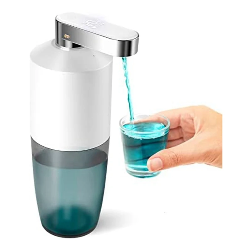 Dispensador automático de enjuague bucal, dispensador de enjuague bucal, botella contenedor con bomba, 280Ml/9,47Oz