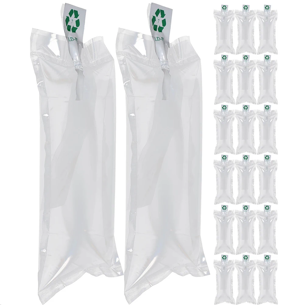 

100pcs Inflatable Air Pillows 10x20cm Anti-crash Packaging Bags Pre-filled PE Film Protective Shipping Supplies Lightweight