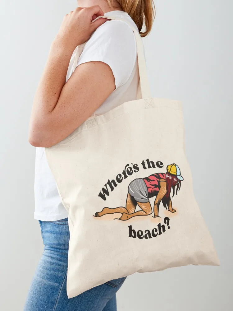 Where’s the beach? Snooki from Jersey Shore Tote Bag Candy bags custom tote bag tote bag screen