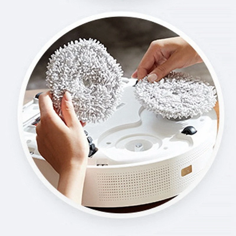 AD-12Pcs моющаяся ткань для швабры, самоочищающаяся Замена для робота-пылесоса Xiaomi Dreame W10, запасные части, аксессуары