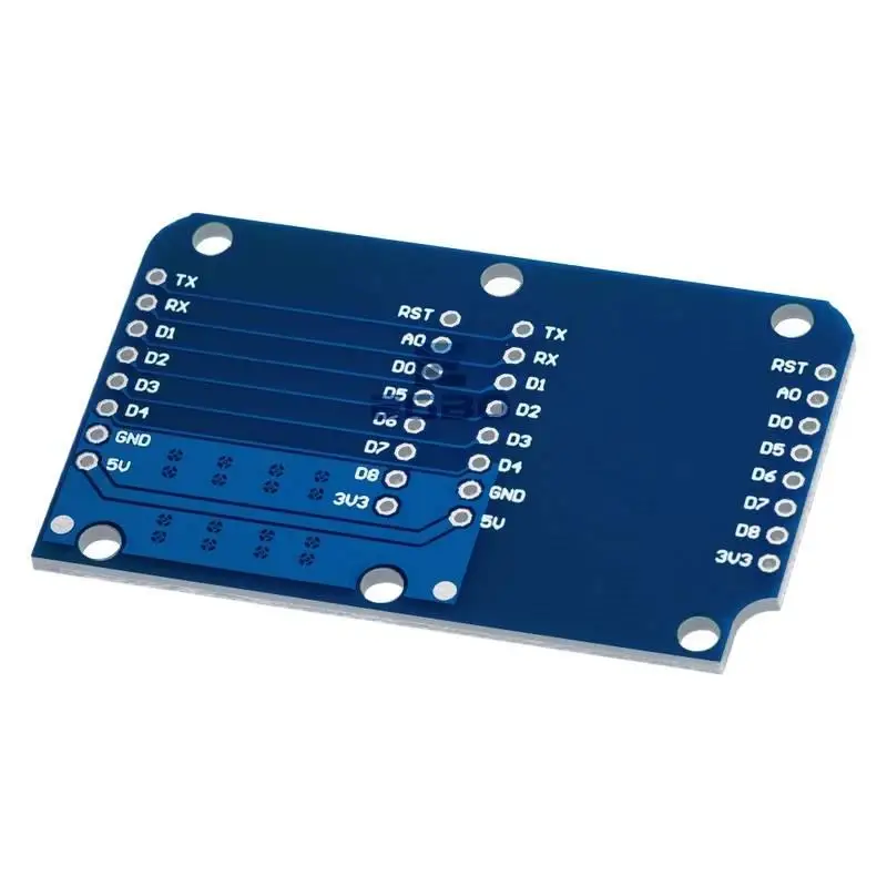 1~10PCS Double Socket Dual Base Shield for Wemos D1 Mini NodeMCU ESP8266 Diy PCB D1 Expansion board