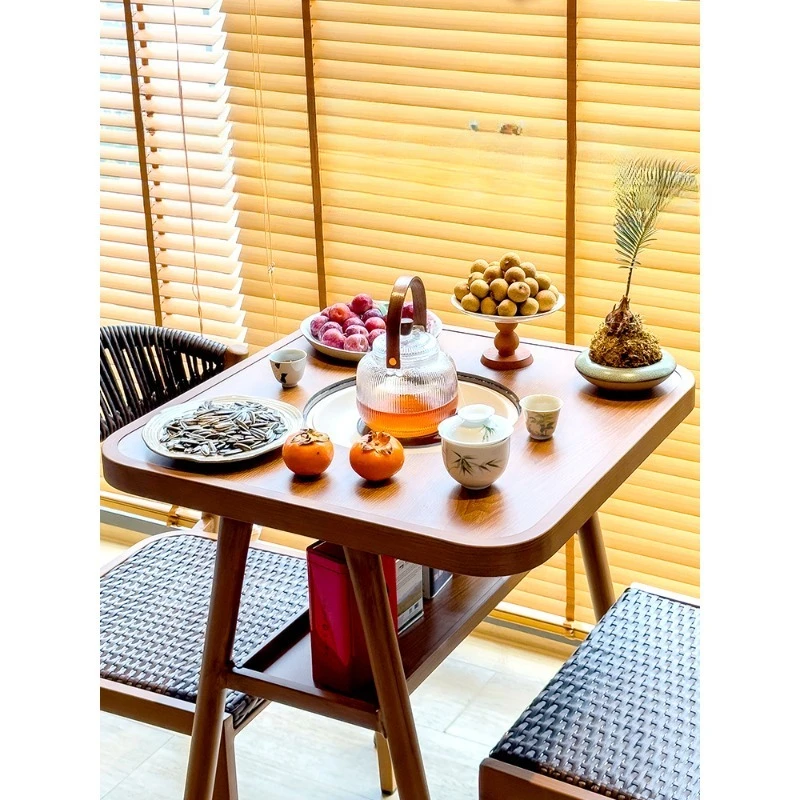 

Tea table, integrated tea brewing around the stove, tea room storage, exquisite small table, chairs, small table