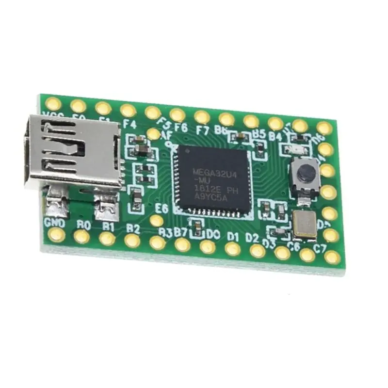 ABDE-2X Teensy 2.0 USB 2.0 Keyboard Mouse Teensy For Arduino AVR ISP Experiment Board U Disk Mega32u4 NEW