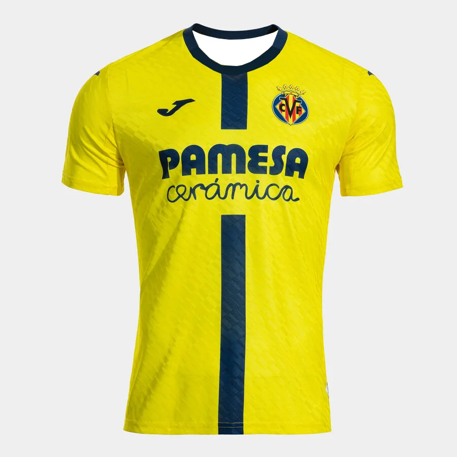 JOMA Summer Men Best-selling Sports Quick Dry Breathable Villarreal Football Club Home And Away 25/26 Fan Edition Jersey T-shirt