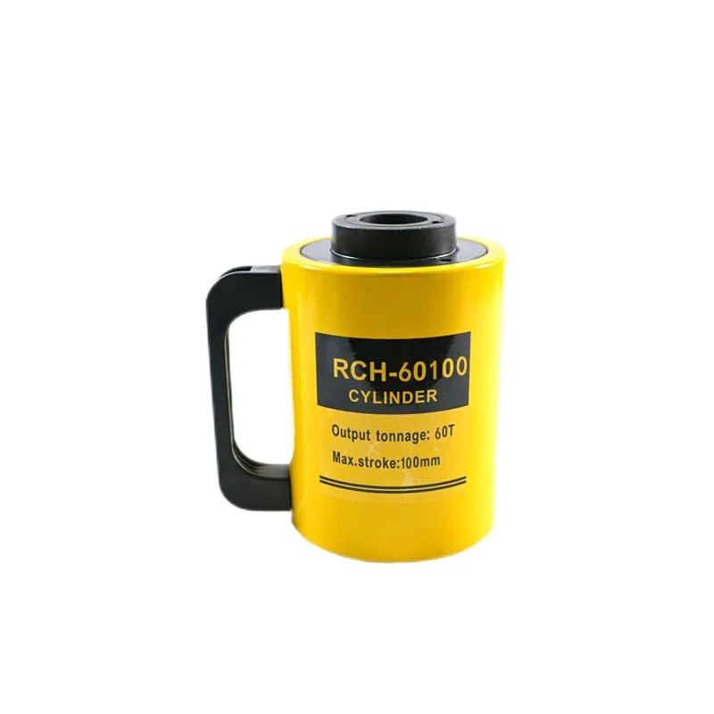 

RCH-60100 60 Ton Hydraulic Jack Hollow Jack Hydraulic Jack Hollow Ram Hydraulic Plunger Cylinder