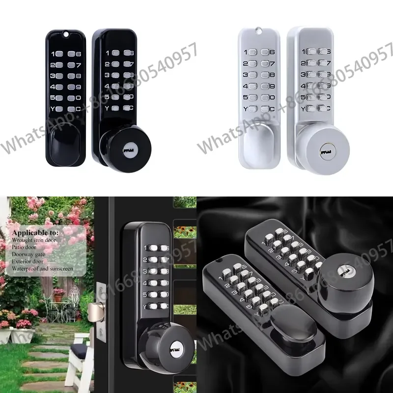Verified Suppliers Pick Waterproof Childproof Gate Keypad Handle Combo Keyless Entry Double Sided With